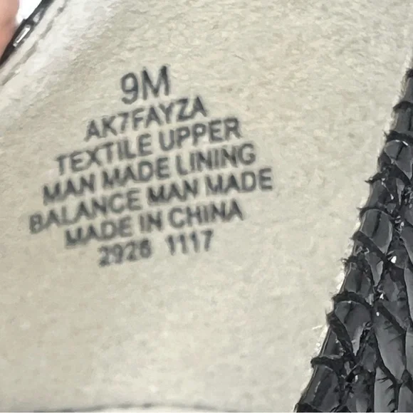 Anne Klein Black Textured Heels - Picture 8 of 8